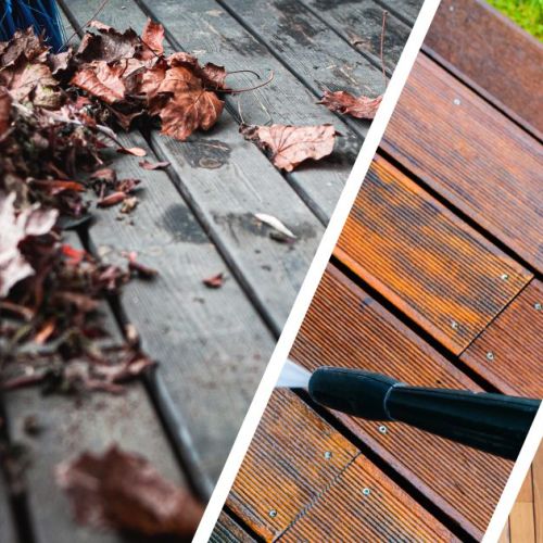 Préparation et nettoyage du patio pour été